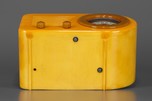 Warm Yellow + Onyx Green FADA Model 1000 &rsquo;Bullet&rsquo; Catalin Radio